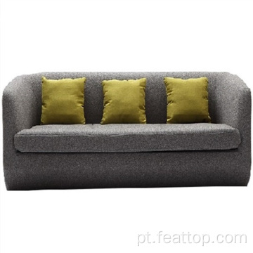 Estilo italiano várias pessoas engrossem sofá de lounge de tecido